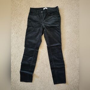 Loft velvet skinny jeans